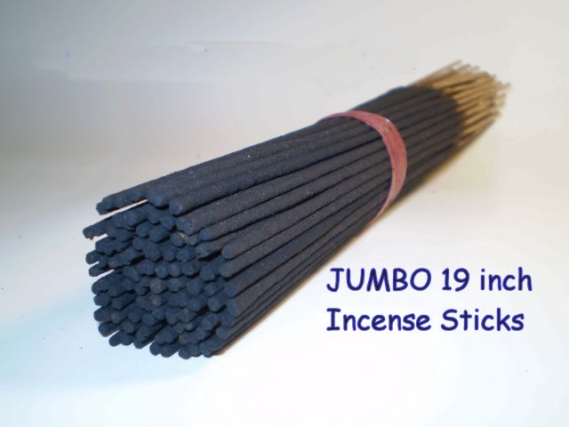 19 inch JUMBO Sticks, Wood Punks - 50 packs of (30) Lemongrass and 50 packs of (30) Citronella